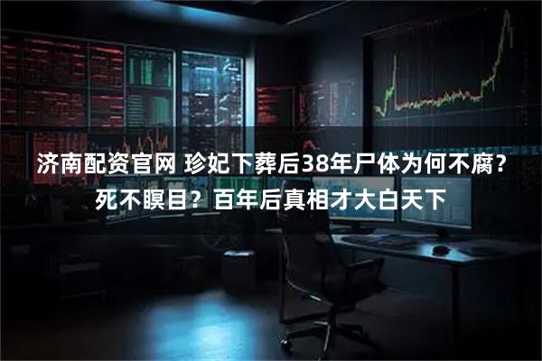 济南配资官网 珍妃下葬后38年尸体为何不腐？死不瞑目？百年后真相才大白天下
